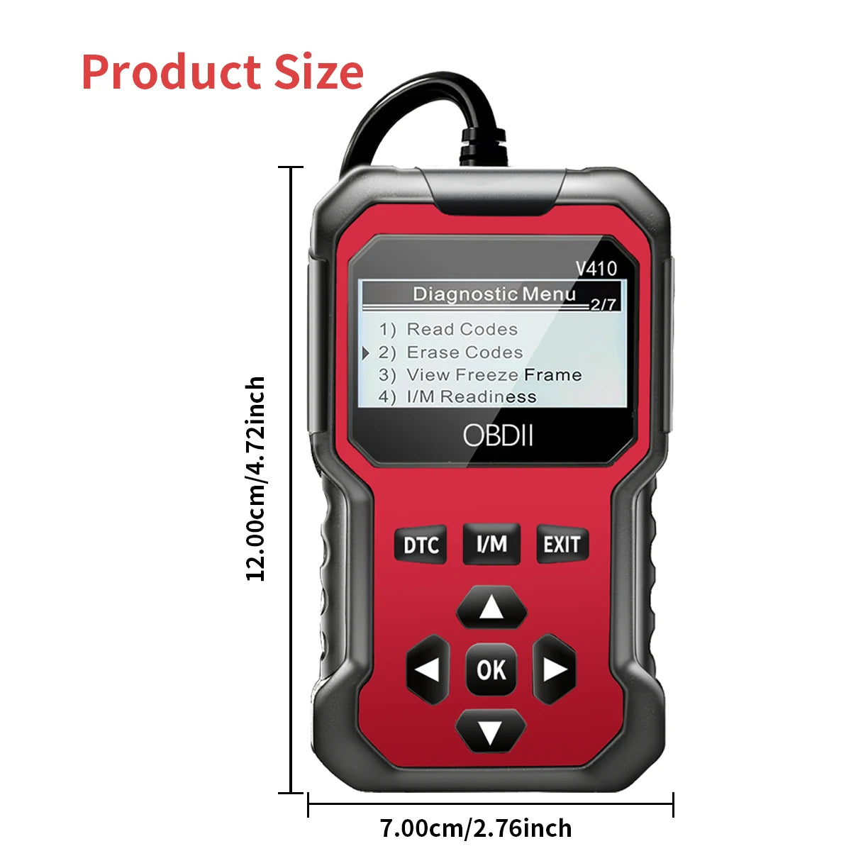 OBD2 Car Diagnostic Scanner – Read & Clear Engine Fault Codes