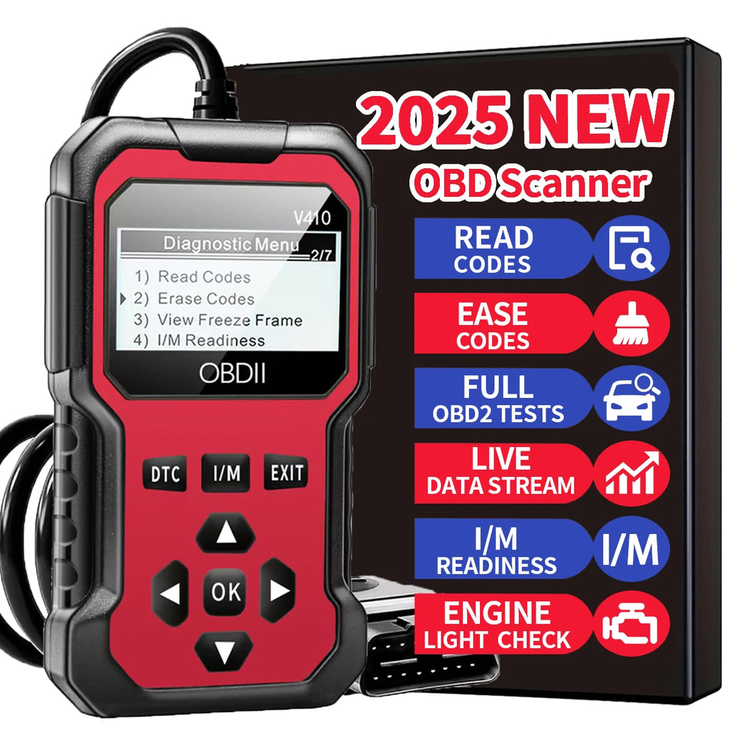 OBD2 Car Diagnostic Scanner – Read & Clear Engine Fault Codes