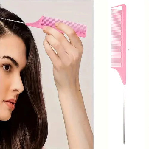 4-Piece Hairdressing Tools Set – Spray Bottle, Combs & Edge Brush