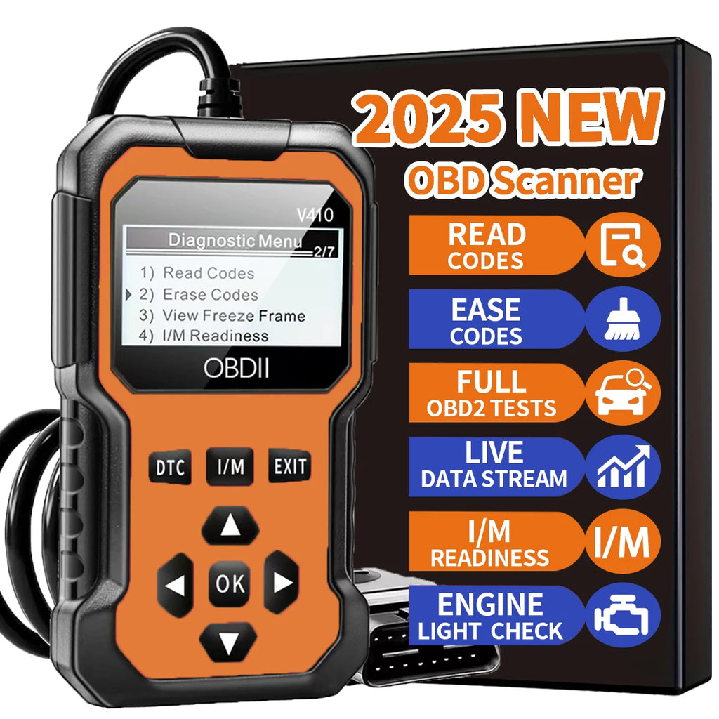 OBD2 Car Diagnostic Scanner – Read & Clear Engine Fault Codes